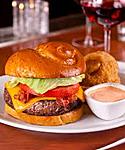 Fleming's Steakhouse - Prime Bacon Cheeseburger &amp; Fries or Onion Rings for $6 in Bar All Night Aug. 28 - Sept 1, 2014