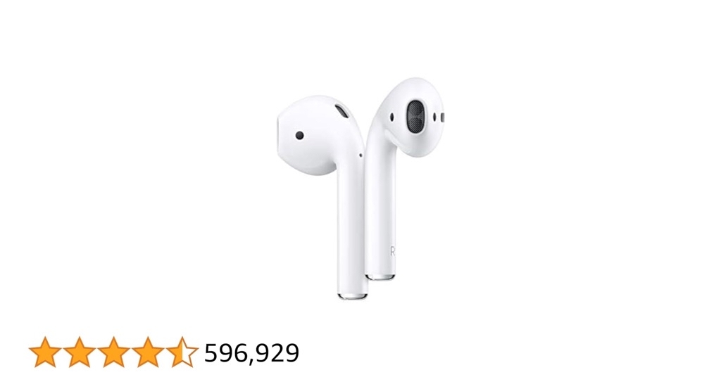 Apple AirPods (2nd Generation) Wireless Ear Buds, Bluetooth Headphones with Lightning Charging Case Included, Over 24 Hours of Battery Life, Effortless Setup for iPhone - $68.31