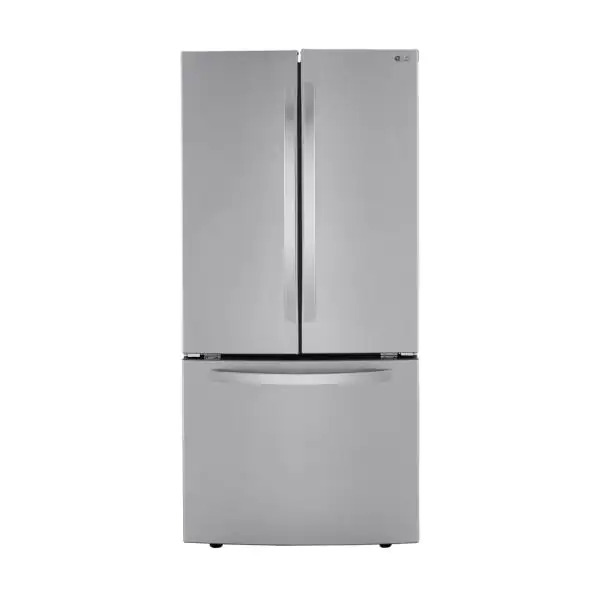 LG 33 in. 25 cu. ft. 3Door French Door Refrigerator in PrintProof