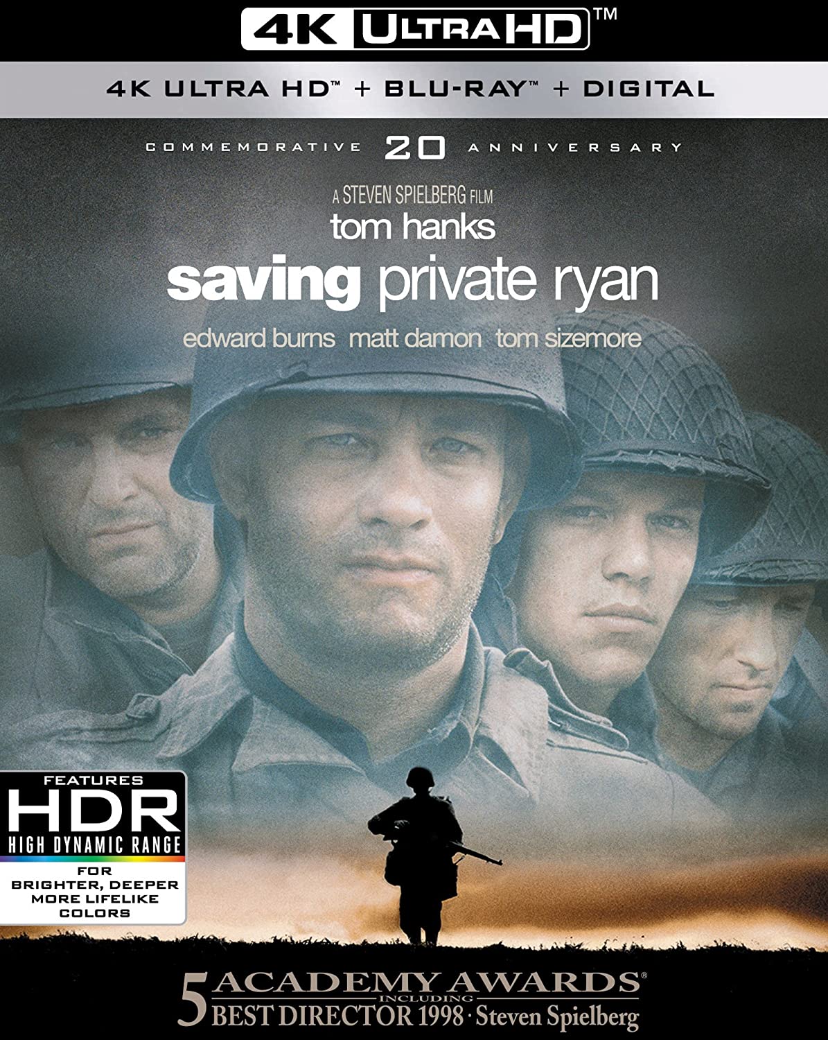Saving Private Ryan [Blu-ray] [4K UHD] [Digital] $14.39 at Amazon