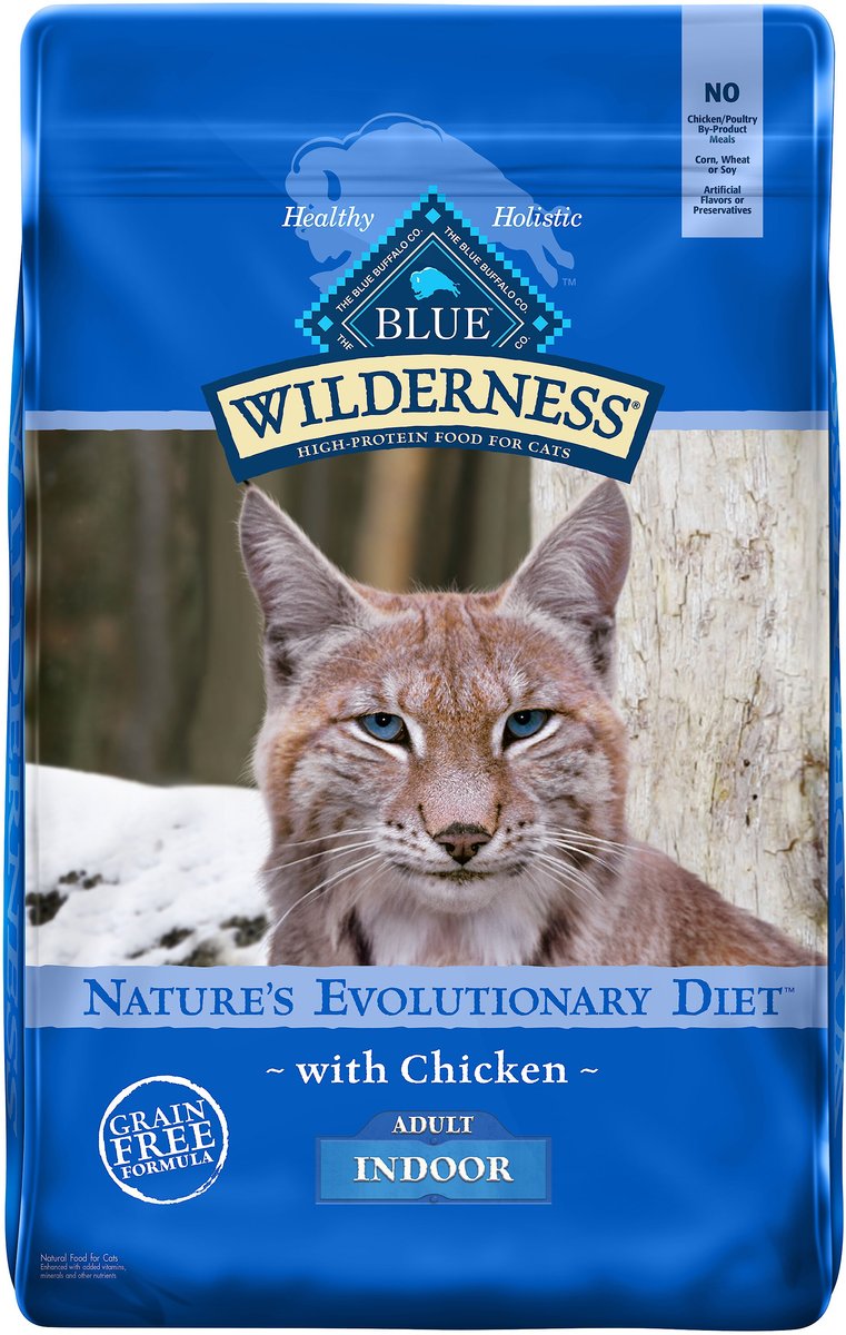 Blue Buffalo Wilderness Dry Cat Food, 11-lb bag + Dr. Elsey's Ultra Unscented Clumping Clay Cat Litter, 40-lb bag + $10 Chewy eGift Card - $30.89 + tax w/ free shipping