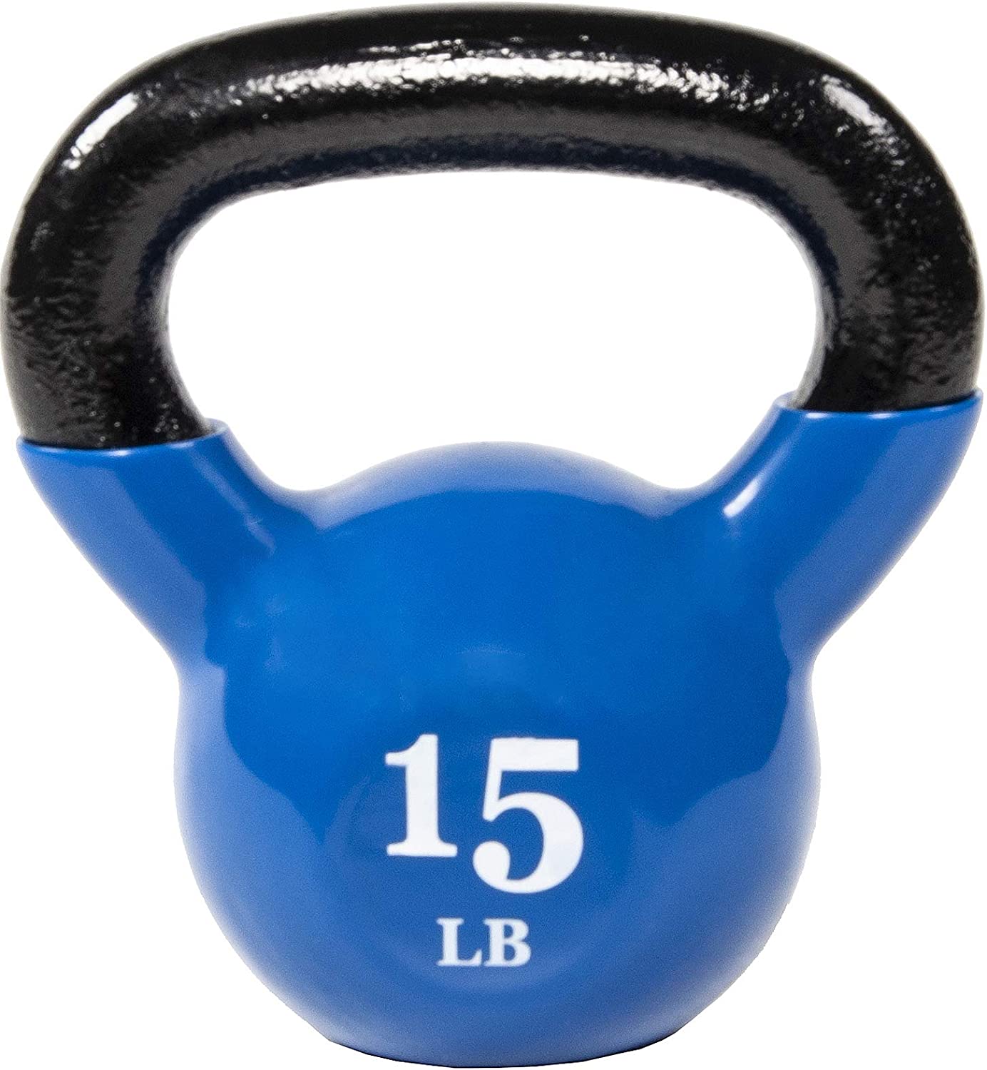 BalanceFrom Everyday Essentials All-Purpose Vinyl Color Coated Kettlebell (10-lb) $10 + Free Shipping w/ Prime or on $25+