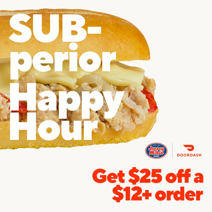 Jersey mike's doordash best sale