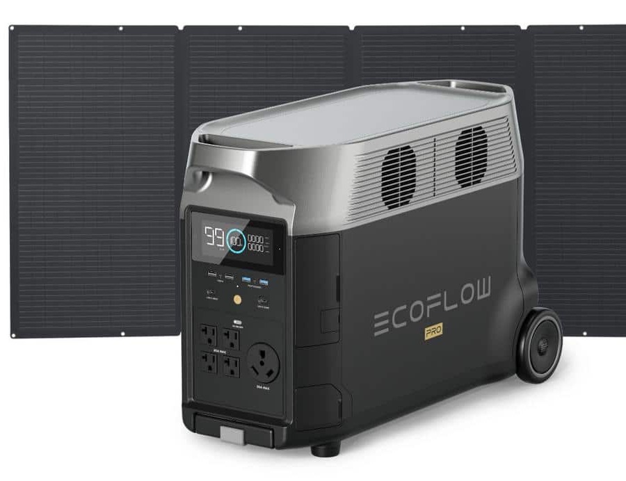 home depot ecoflow delta pro with 400w panel 25% off - $3149.00