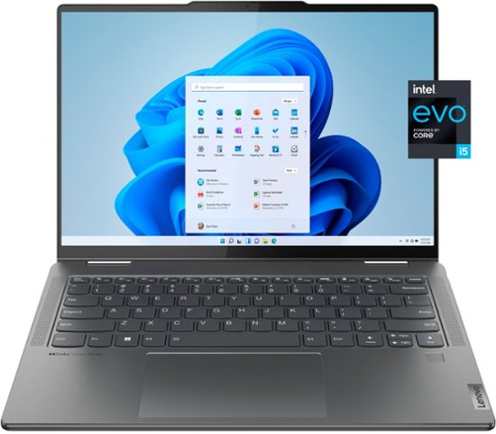 Lenovo Yoga 7i: 14" 2.2K IPS Touch, i5-1335U, 16GB LPDDR5, 512GB SSD $599.99