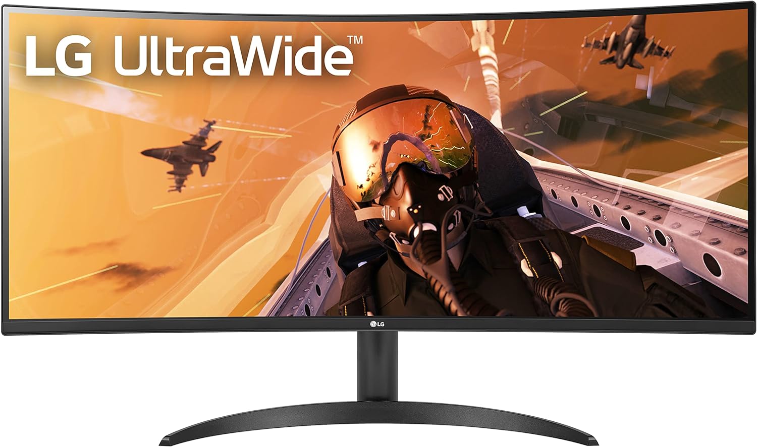Limited-time deal: LG 34WP60C-B 34-Inch 21:9 Curved UltraWide QHD (3440x1440) VA Display with sRGB 99% Color Gamut and HDR 10, AMD FreeSync Premium and 3-Side Virtually B
