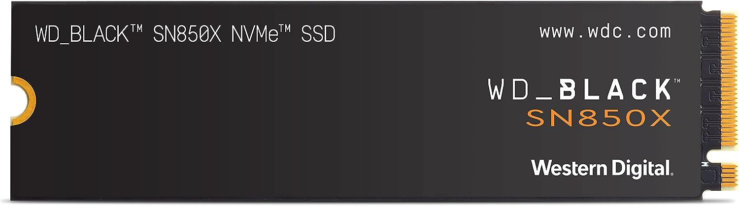WD_BLACK 1TB SN850X NVMe Internal Gaming SSD Solid State Drive - Gen4 PCIe, M.2 2280, Up to 7,300 MB/s - WDS100T2X0E - $84.99