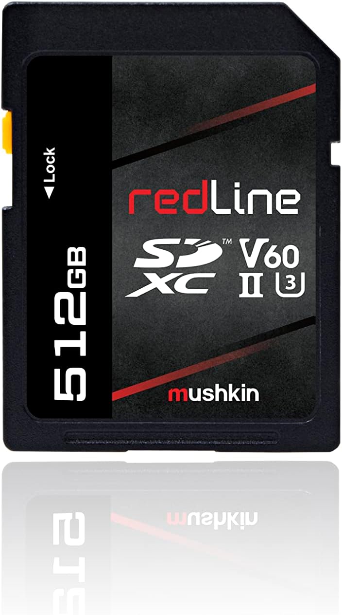 Mushkin Redline Media 512GB UHS-II v60 SD Card $64.99