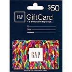 $50 Gap Gift Card $40 + Free Shipping