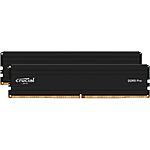 Crucial Pro RAM 64GB Kit (2x32GB) DDR5 5600MHz (or 5200MHz or 4800MHz) Desktop Memory CP2K32G56C46U5 - $150/ $142.5 / $135