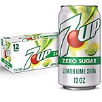 12-Pack 12-Oz 7UP Zero Sugar Lemon Lime Soda $3.95 w/ Subscribe &amp; Save