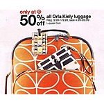 Target Black Friday: Orla Kiely Luggage - 50% Off