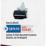 MacMall Black Friday: Fujitsu fi-7160 Document Scanner for $879.99