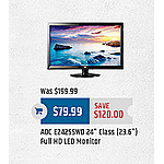MacMall Black Friday: ADC E2425SWD 24&quot; LED Monitor for $79.99