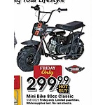 Farm and Home Supply Black Friday: Monster Moto 80cc Classic Mini Bike for $299.99