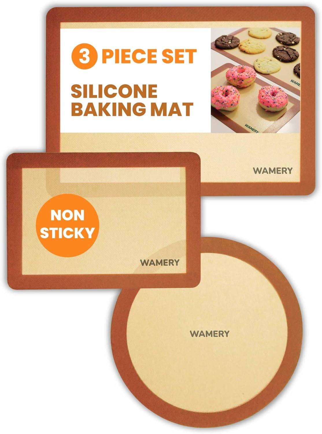 20% OFF Silicone Baking Mat 3pack $19.19