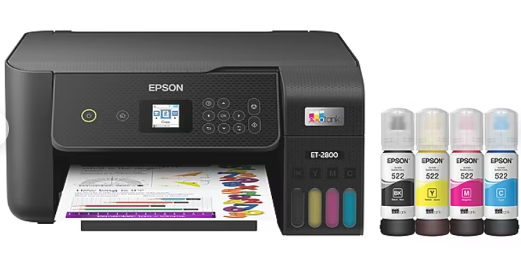 Epson Ecotank ET-2800 + Extra set of ink bottles + Free Shipping (w/Coupon code 80104) $207.45