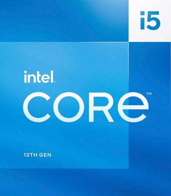 Intel - Core i5-13500 13th Gen 14 cores 6 P-cores + 8 E-cores, 24MB Cache, 2.5 to 4.8 GHz Desktop Processor - Grey/Black/Gold $199