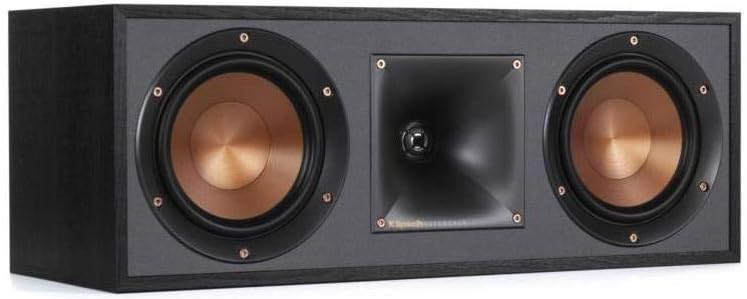 Klipsch R-52C Powerful Detailed Center Channel Home Speaker - Black $121.88