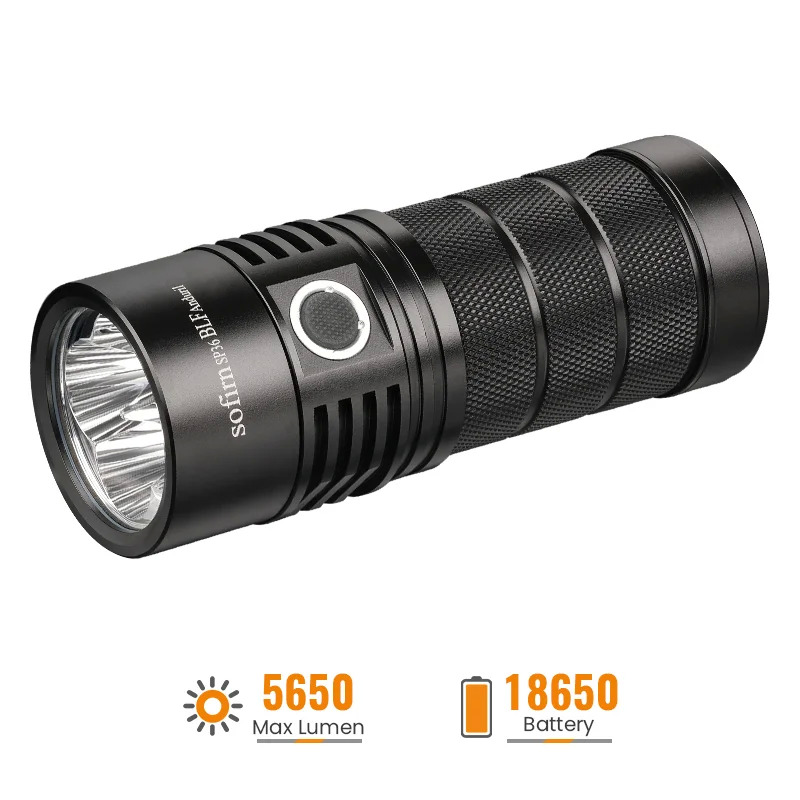 Sofirn SP36 BLF Rechargeable Flashlight with Anduril 2.0 UI - $34.56 w/o battery, $42.22 w/ battery, no tax and free shipping
