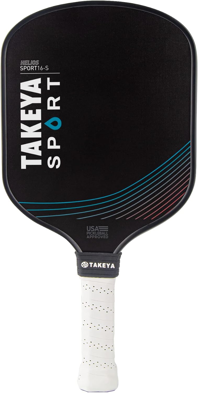 Pre-Order Limited-time deal: Takeya Sport Helios Pickleball Paddle, Precision Optimized Power Technology, Cushion Grip, USA Pickleball Approved - $35.80