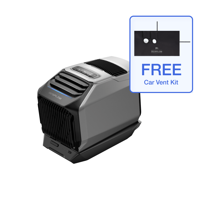 EcoFlow WAVE 2 Portable Air Conditioner with Heater + Extra Battery + FREE Car Vent Kit for $1199 + free mug & free shipping