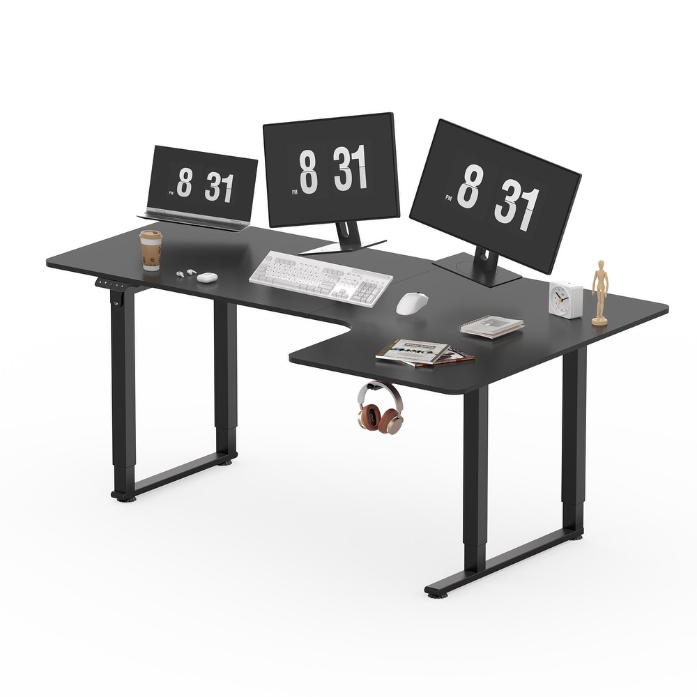 FlexiSpot LShaped Height Adjustable Standing Desk 263 after one time