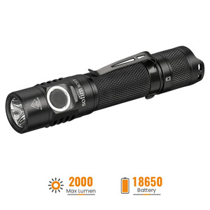 Sofirn SC31T Tactical 2000 lumen flashlight, 18650 battery included, USB C -$16.99 w/ free shipping $16.99