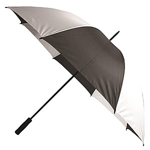 60" FIRM GRIP Golf Umbrella (Black or Black & White) $5 + Free Shipping