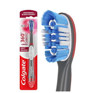 Colgate 360 Sonic Battery Powered Toothbrush with Tongue and Cheek Cleaner, Soft, Two for $8.10 ac's WALGREENS $10+ Pick Up