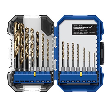 75% Off Kobalt Drill Bit Set!