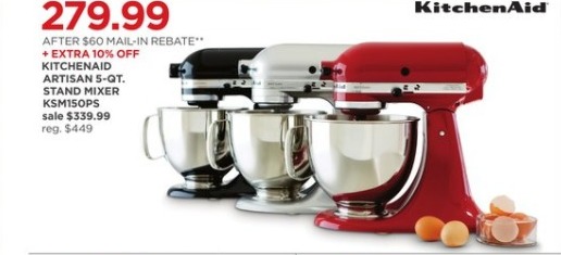 JCPenney Black Friday: Kitchenaid Artisan 5-qt. Stand ...