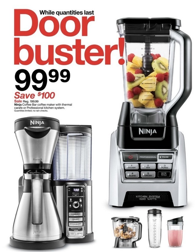 Target Black Friday: Ninja Coffee Bar Coffee Maker w ...