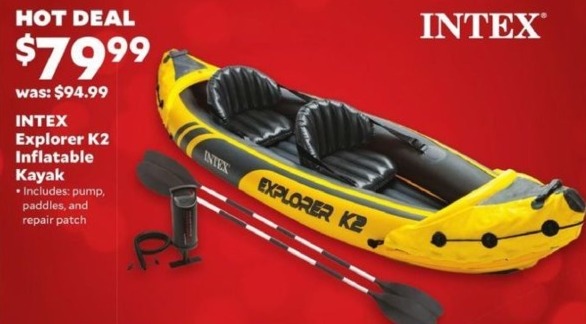 Academy Sports Outdoors Black Friday Intex Explorer K2 Inflatable