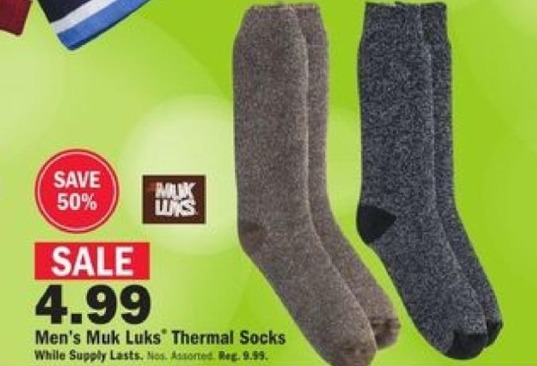 10 Off Mills Fleet Farm Coupons Promo Codes Jun 2019 >> Mills Fleet Farm Black Friday Muk Luks Thermal Socks For Men For 10 Off Mills Fleet Farm Coupons Promo Codes Jun 2019 >> Mills Fleet Farm Black Friday Muk Luks Thermal Socks For Men For