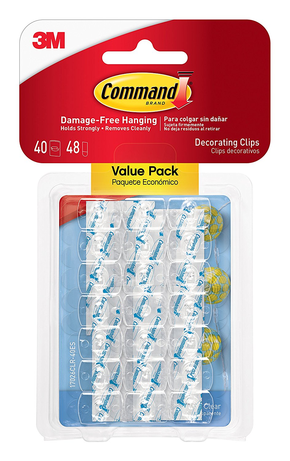3m Command Clear Small Decorative Hooks 40 Pack 5 19 Target Com