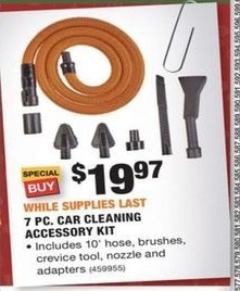 Home Depot Black Friday Ridgid 1 1 4 In Premium Car Cleaning Accessory Kit For Ridgid Wet Dry Shop Vacuums For 19 97