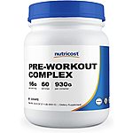 Nutricost Pre-Workout Complex Powder Grape (60 Serv) - $26.36 with S&amp;S