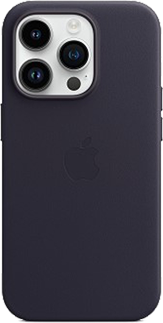 Apple Leather Case with MagSafe Black for iPhone 14 Pro @AT&T
