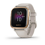 Garmin 40mm Venu Sq Music Edition GPS Smartwatch (Light Sand/Rose Gold) $125 + Free Shipping