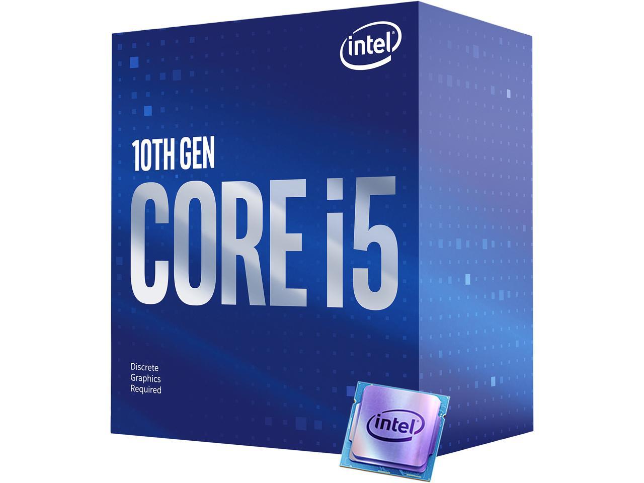 Intel Core i5-10400F - Core i5 10th Gen Comet Lake 6-Core 2.9 GHz LGA 1200 65W Desktop Processor $114.99 A/C Free Shipping @ Newegg $114.99