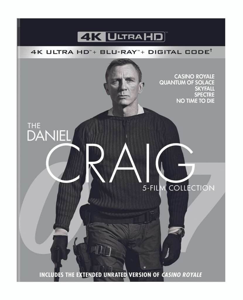 James Bond: The Daniel Craig 5-Film Collection (4K Ultra HD + Blu-ray + Digital) [UHD]  - $43.99