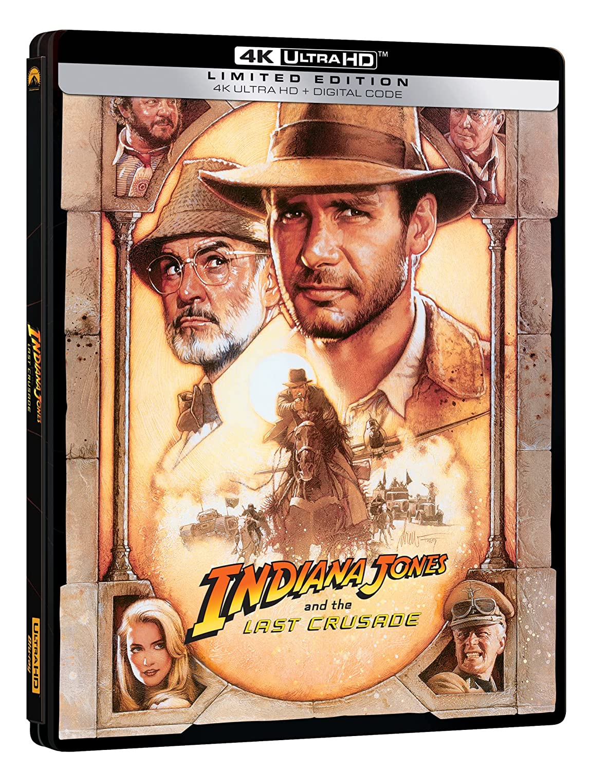 Indiana Jones and the Last Crusade 4K UHD  Steelbook - $14.99 on Amazon