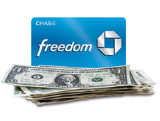 CHASE FREEDOM $300 cashback after $500 spending in 3 months