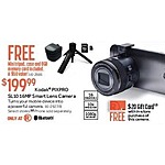 Kodak PIXPRO SL10 16mp Smart Lens Camera Plus $20 Gift Card for $199.99