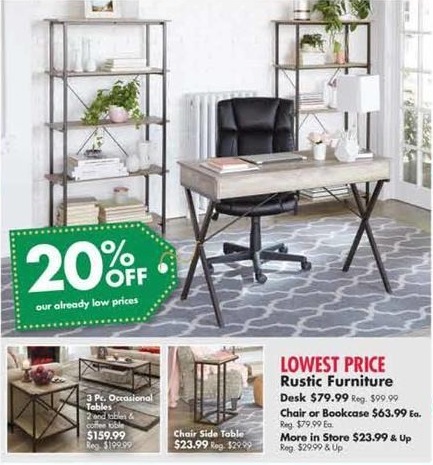 Big Lots Black Friday Rustic Chair Side Table For 23 99