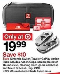 Target Black Friday Nintendo Switch Traveler Goplay Action Pack