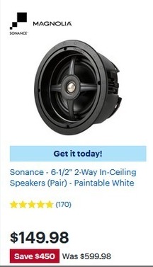 Best Buy Black Friday Magnolia Sonance 6 1 2 2 Way In Ceiling