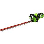 Greenworks 40V 24&quot; Cordless Hedge Trimmer, Tool Only - Amazon $51.79