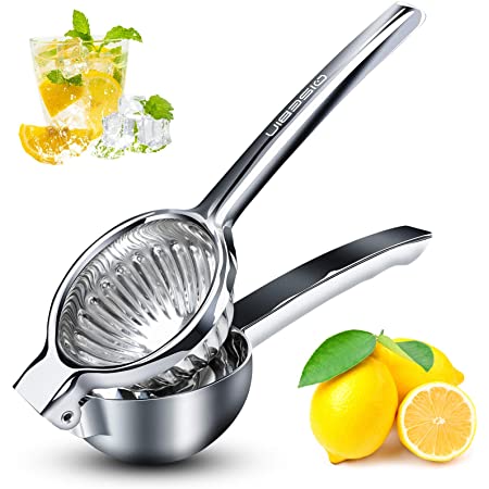 80% off  Lemon Squeezer Stainless Steel with Premium Quality Heavy Duty Solid Metal Squeezer Bowl $5.27